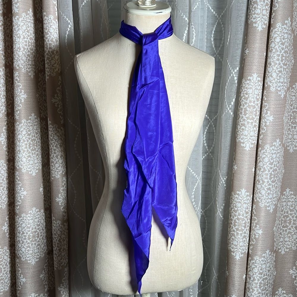 Bright Purple Neck Scarf - Lightweight and Stylish